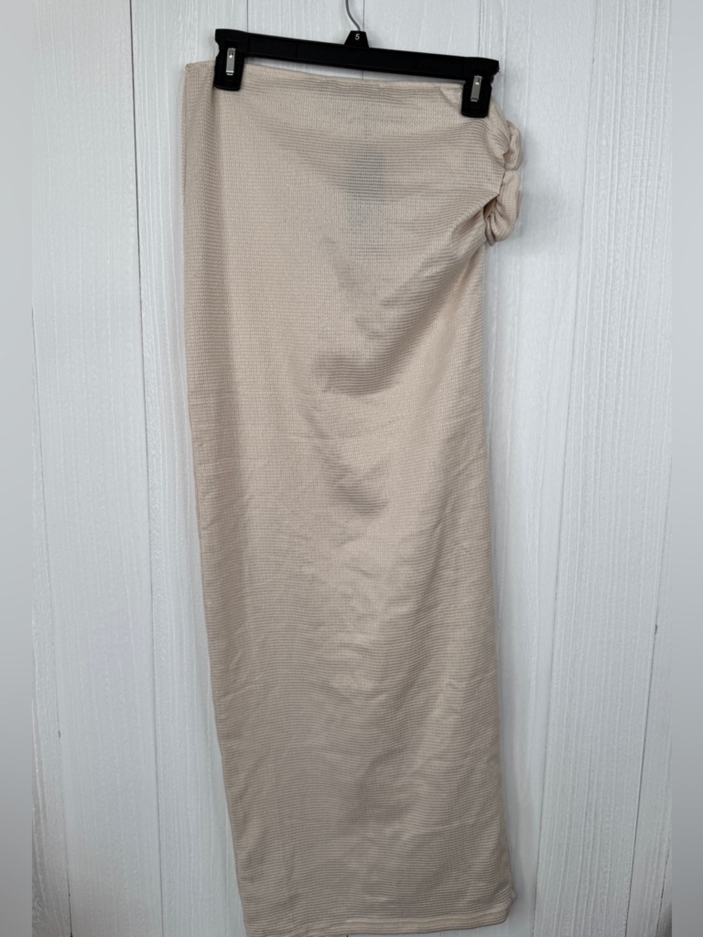 Lioness Cream Maxi Skirt with Side Rosette Detail - Picture 6 of 11